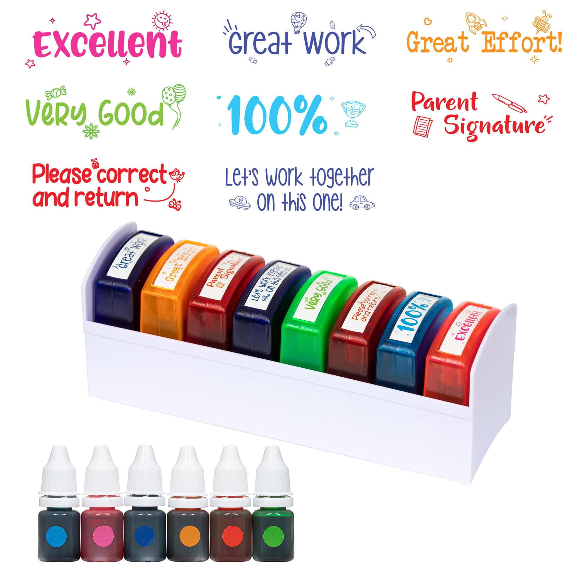 8 stamp grading set ink refills